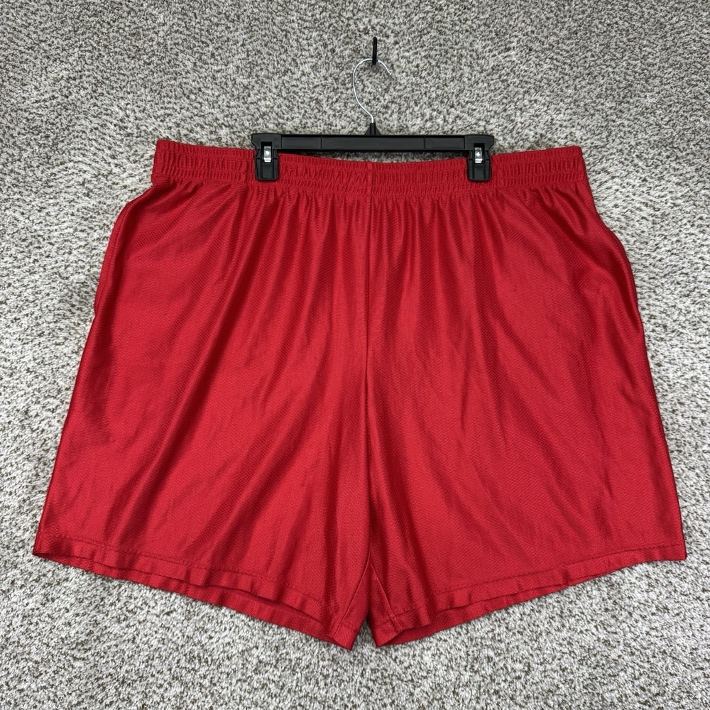 Vintage Starter Shorts Men's Size 2XL XXL Red Gym Athletic Pockets Drawstring